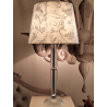 SPECIAL PRICE ! SAMPLE SINGLE PIECE CRYSTAL TABLE LAMP