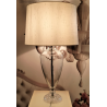 SPECIAL PRICE ! SAMPLE SINGLE PIECE CRYSTAL TABLE LAMP